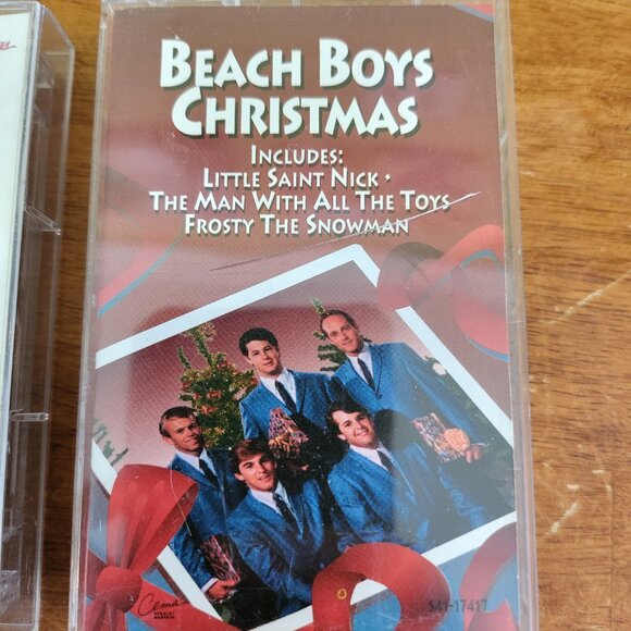 Beach Boys Kenny Rogers Dolly Parton Once Upon a Christmas Cassette Tapes Lot CT - Picture 2 of 6